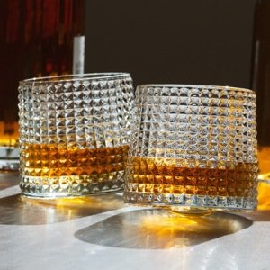 Krištáľové poháre na whisky (2 kusy)