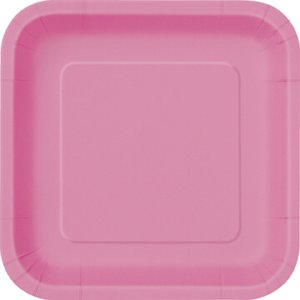 Taniere štvorcové veľké Hot Pink