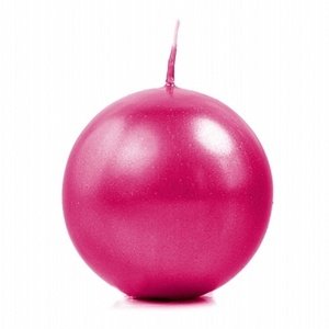 SVIEČKA GUĽA metalická magenta 6cm