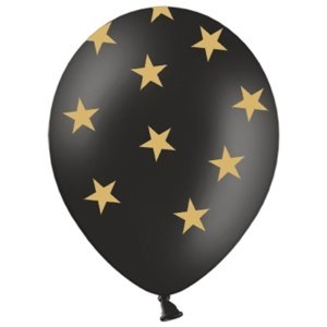 Balónik s potlačou Black Star