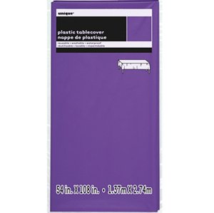 OBRUS plastový neon purple