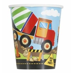 KELÍMKY papierové Stavenisko party 270ml 8ks