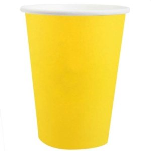 Tégliky papierové žlté 250 ml 10 ks