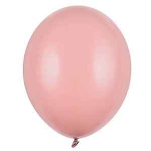 Balóniky latexové pastelové tmavo zaprášená ruža 30 cm 100 ks