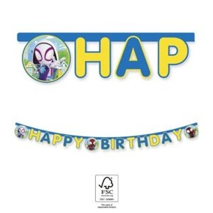 Banner Happy birthday Spidey a kamaráti