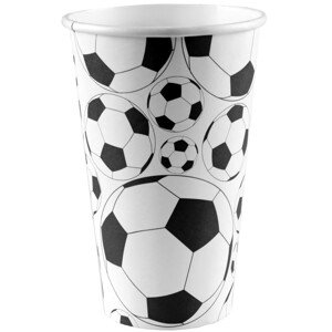 Tégliky papierové futbal 10 ks 50cl
