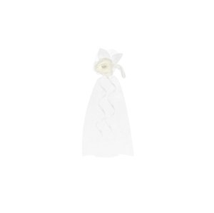 Organza kytice, biela a krémová (1 balenie / 2 ks)