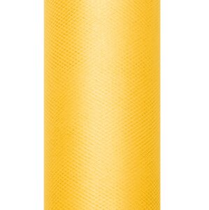 Hladký tyl, žltý, 0,3 x 9 m