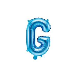 Fóliový balón s písmenom "G", 35 cm, modrý