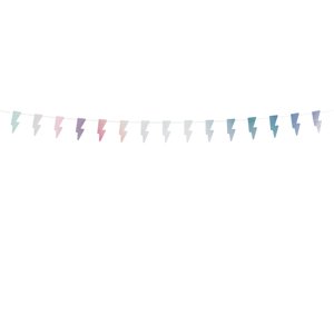 Elektrická holo girlanda - Lightning Bolt, dúhová, 1,2 m