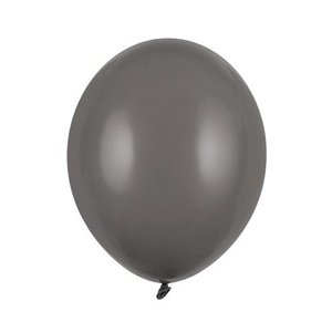Balónik latexový pastelovo šedý 12cm 1 ks