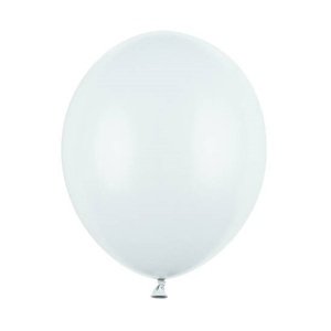 Balónik latexový pastelový biely 12cm 1 ks