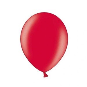 Balónik latexový pastelový červený 12cm 1 ks