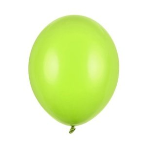 Balónik latexový pastelový limetovo zelený 12cm 1 ks