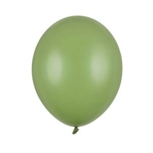 Balónik latexový pastelový rozmarínovo zelený 12 cm 1 ks
