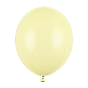 Balónik latexový pastelový svetlo žltý 12cm 1 ks