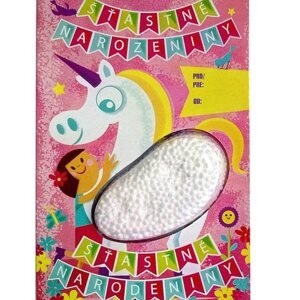 Prianie s plastelínou PlayFoam Jednorožec, Šťastné narodeniny