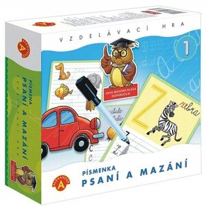 Hra vzdelávacia, Písanie a mazanie 1 - Písmenká