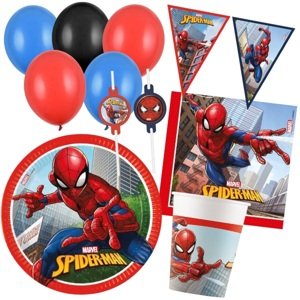 Party set - Spiderman - stolovanie, dekorácia pre 8 osôb