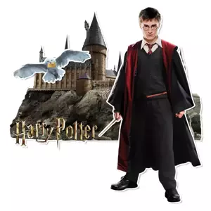 Nálepka 3D Harry Potter Rokfortský hrad 8.5 x 31cm