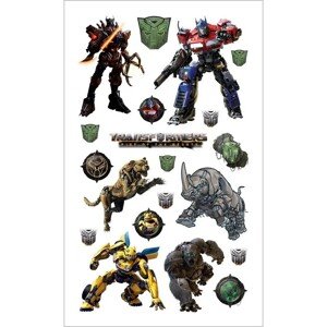 Nálepky Mini Transformers 7,5 x 12,3 cm