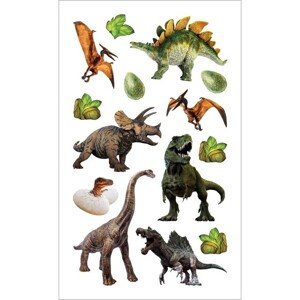 Nálepky Mini Dinosaury 7,5 x 12,3 cm