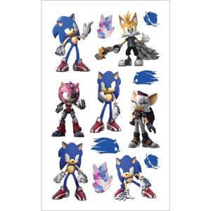 Nálepky Mini ježko Sonic 7,5 x 12,3 cm
