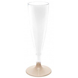 Poháre plastové Taupe 13,8 cl 6 ks