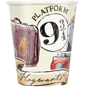 Tégliky papierové Harry Potter 266 ml 8 ks