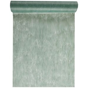 Šerpa stolová netkaná eukalyptovo zelená 30 cm x 10 m