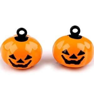 Rolničky Halloween tekvica 1ks