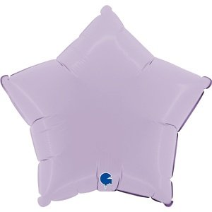 Balónik fóliový Hviezda matne ľaliová 46 cm