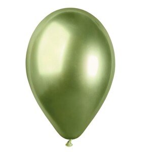 Balónik latexový chrómový kivi 30 cm