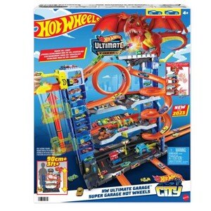 Mestská garáž Hot Wheels s drakom