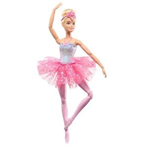 Barbie svietiaca magická baletka s ružovou sukňou