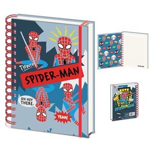 Krúžkový zakladač A5 Spiderman Skica