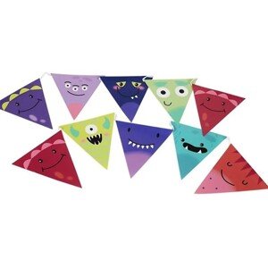 Vlajková girlanda Monsters 3,5m