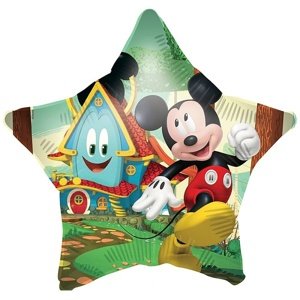 Fóliový balón s hviezdou Mickey Mouse 46 cm