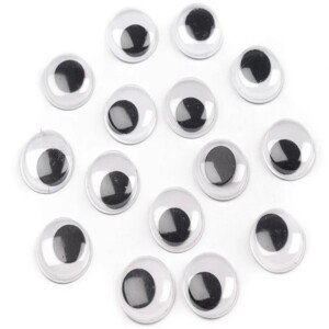 Samolepiace oči O15mm 50 ks