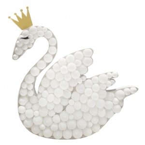 Mozaiková šablóna na balóny Swan 118 x 123 cm