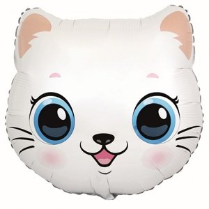 Fóliový balón s mačacou hlavou 60 cm