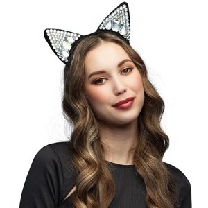 Čelenka Mačka s diamantmi