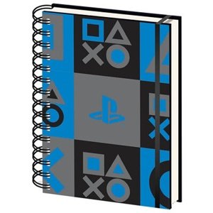 Krúžkový zápisník A5 Playstation - Core