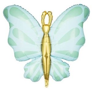 Fóliový balón Butterfly zelený 69x69 cm