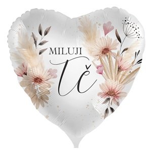Fóliový balón I love you boho 43 cm