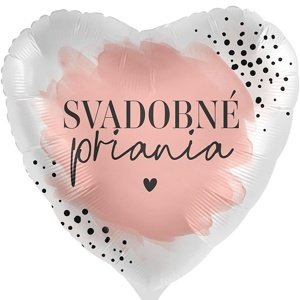 Fóliový balón Svadobné želania 43 cm