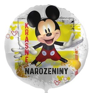 Fóliový balón Mickey Krásne narodeniny 43 cm