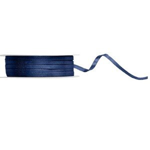 Saténová stuha tmavomodrá 3 mm x 50 m