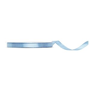 Saténová stuha modrá hmla 6 mm/25 m
