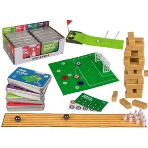 Mini hra v plechovej krabičke Futbal